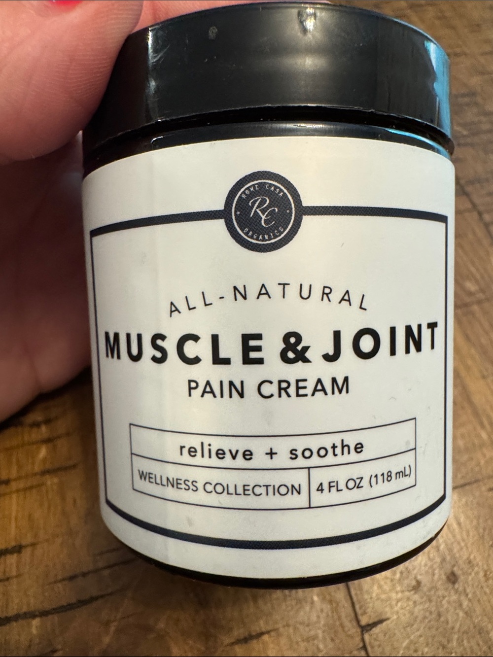 Rowe Casa Organics All-Natural Muscle & Joint Pain Cream